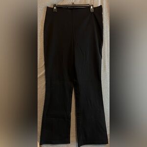Ashley Stewart Black Straight Leg Pants